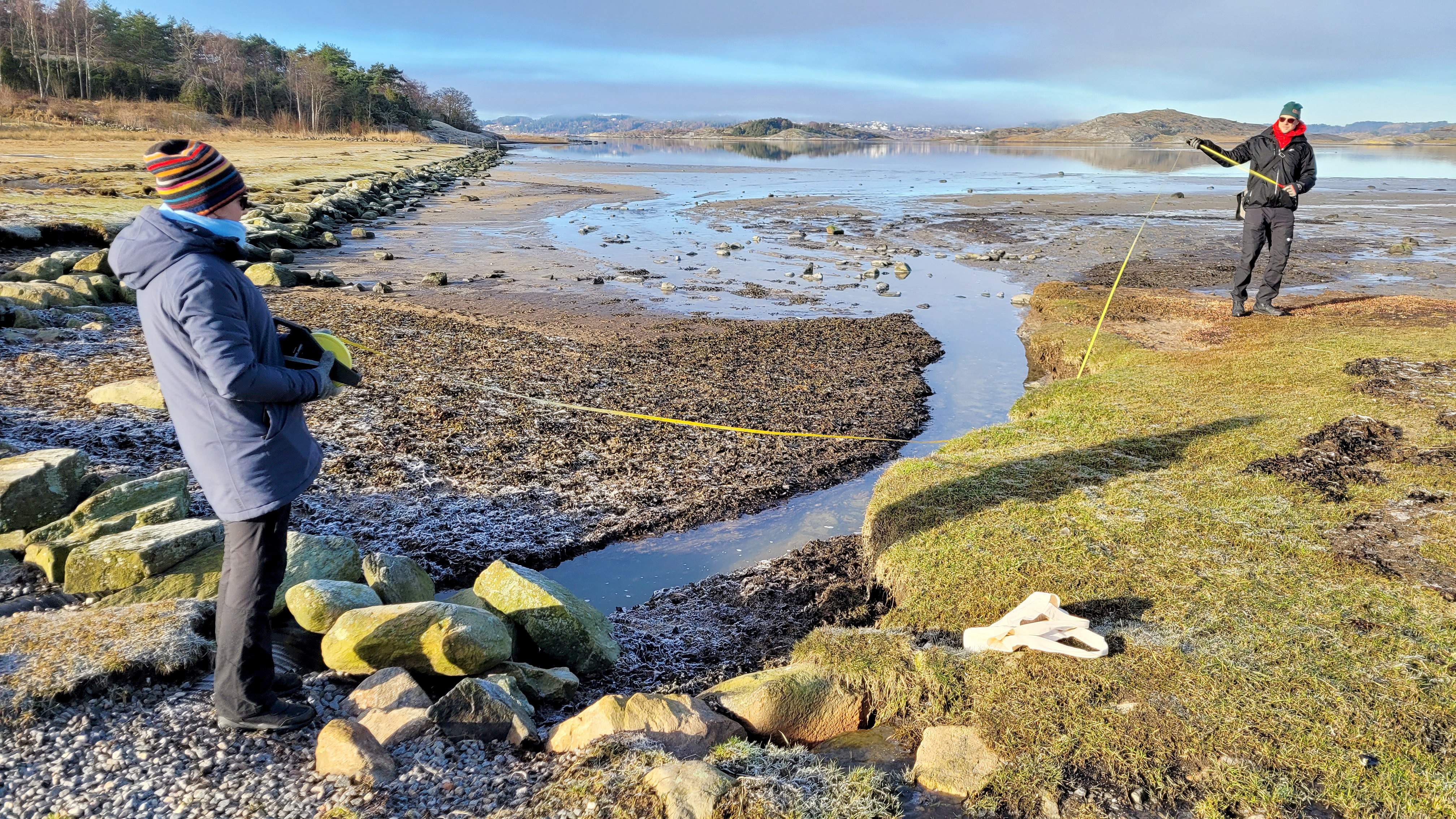 Arbete med naturbaserade lösningar i Bärby.