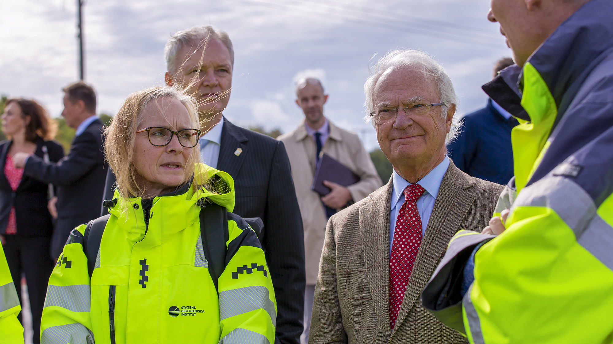 Kungligt besök skred E6 september 2023